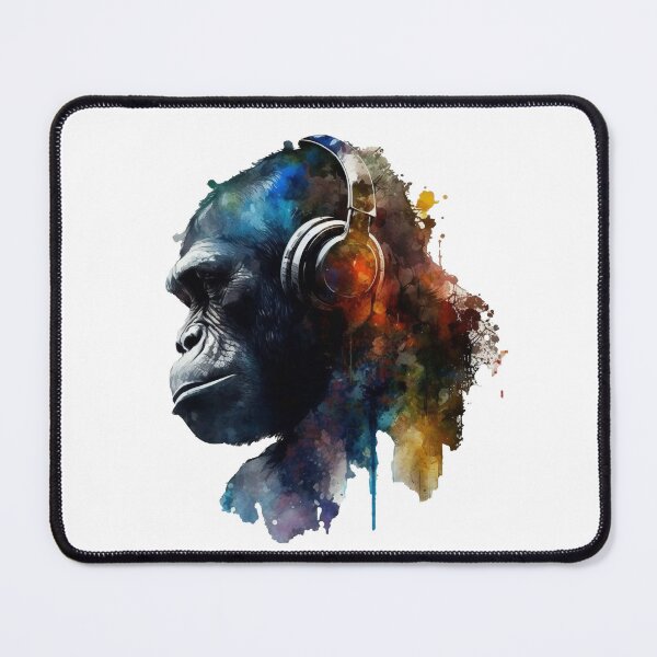 Item preview, Gorilla Art Cool Mountain Gorilla Art designed and sold by Brockinator.