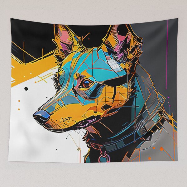 Item preview, Cyber Canine: A Futuristic Portrait of Man's Best Friend designed and sold by DavesDogShop.