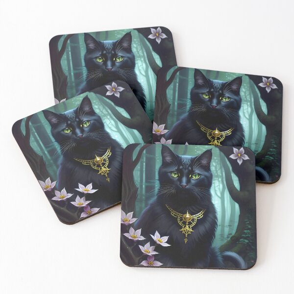 Item preview, Black Cat - Modern Digital Art designed and sold by Ai-michiart.