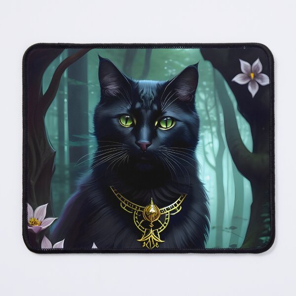 Item preview, Black Cat - Modern Digital Art designed and sold by Ai-michiart.