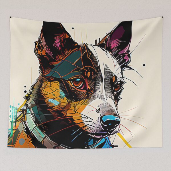 Item preview, Cyber Canine: A Futuristic Portrait of Man's Best Friend designed and sold by DavesDogShop.