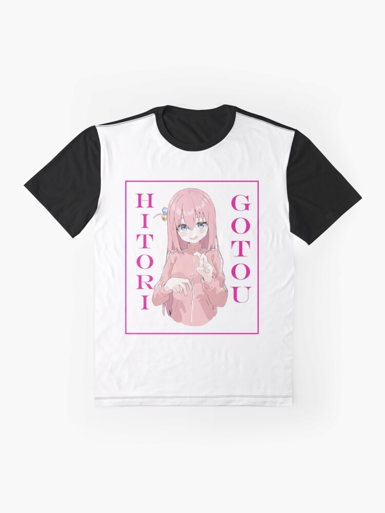 Aperçu 4 sur 5. T-shirt graphique avec l'œuvre BOCCHI LE ROCHER ! HITORI GOTOU créée et vendue par ALAAWII.