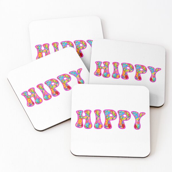 Item preview, Hippy Logo, sticker, Pink Flower Letter  designed and sold by Vividality.