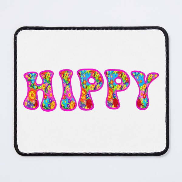 Item preview, Hippy Logo, sticker, Pink Flower Letter designed and sold by Vividality.