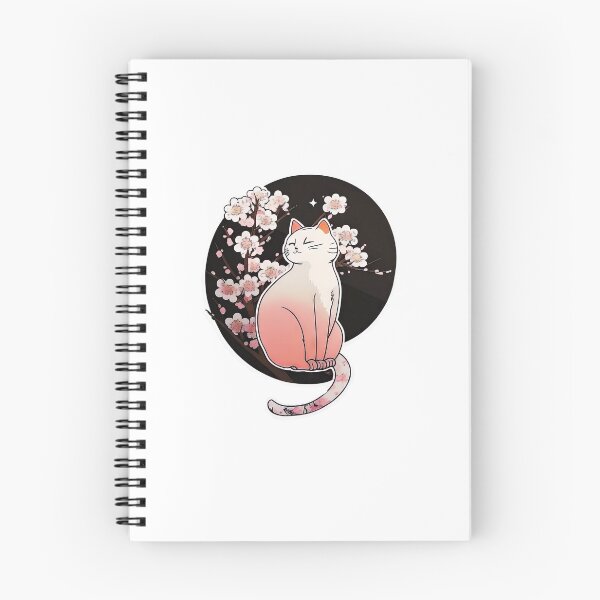 Item preview, Cat on a Sakura tree designed and sold by oudib.