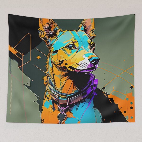 Item preview, Cyber Canine: A Futuristic Portrait of Man's Best Friend designed and sold by DavesDogShop.