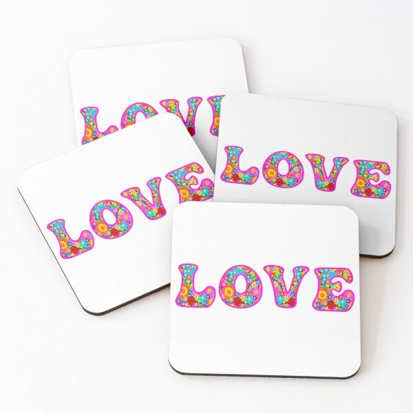 Item preview, Love Logo, sticker, Pink Flower Letter  designed and sold by Vividality.