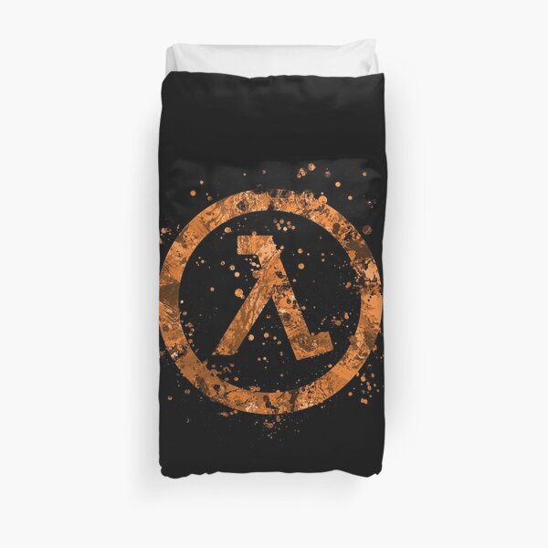 Half Life Splatter Duvet Cover