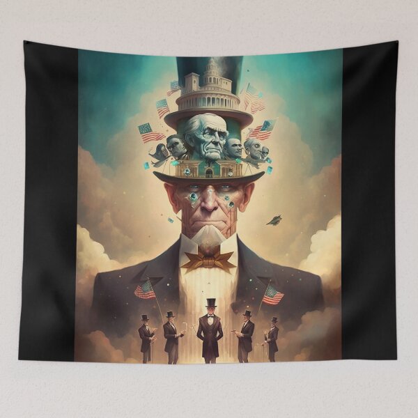 Item preview, A Dark Reflection on Presidents Day designed and sold by shieldsjohan.