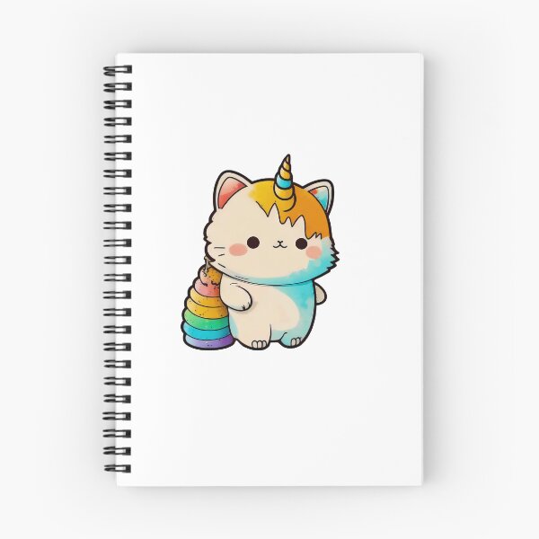 Item preview, Colorful Cute Unicorn Cat designed and sold by oudib.