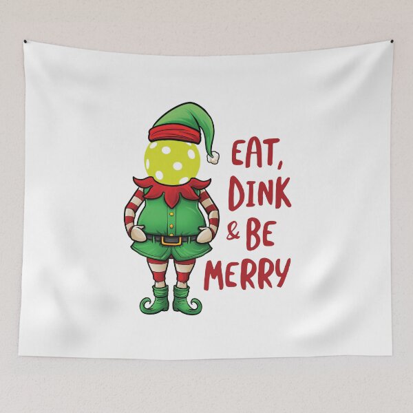 Item preview, Funny Christmas Elf Pickleball Pun designed and sold by whyitsme.