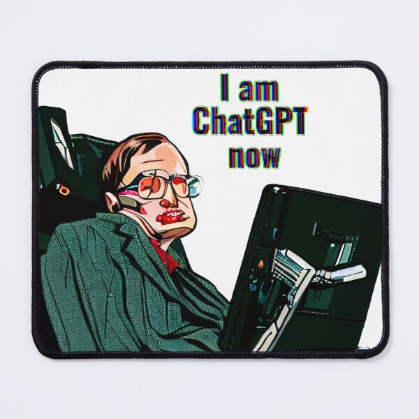 Item preview, Stephen Hawking is ChatGPT designed and sold by Arcult-Stickers.