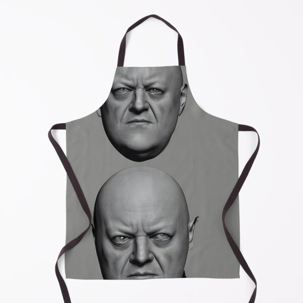 Item preview, Black and White Cyberpunk Aleister Crowley The Great Beast of Thelema painted in a Surrealist and Impressionist style designed and sold by Ataraxia  Apparel.