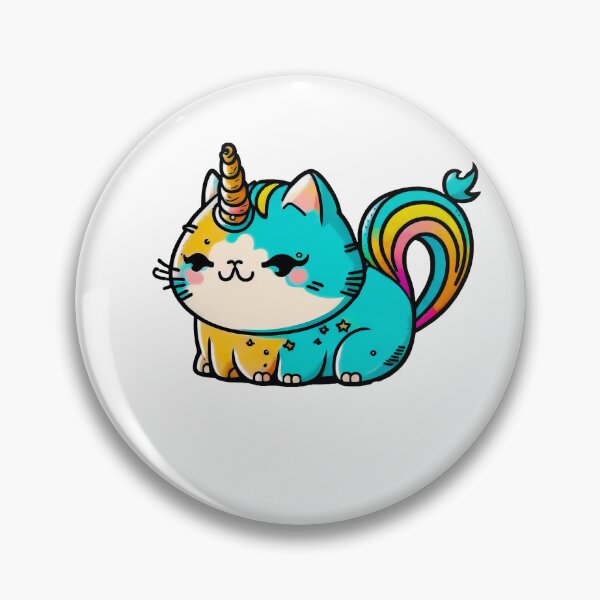 Item preview, Cute Unicorn Cat Colorful Rainbow designed and sold by oudib.