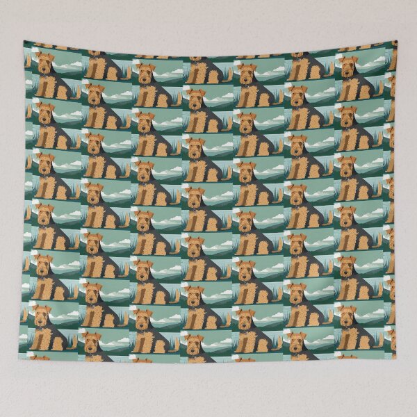Item preview, Airedale Terrier 5 designed and sold by Raccoonidae.