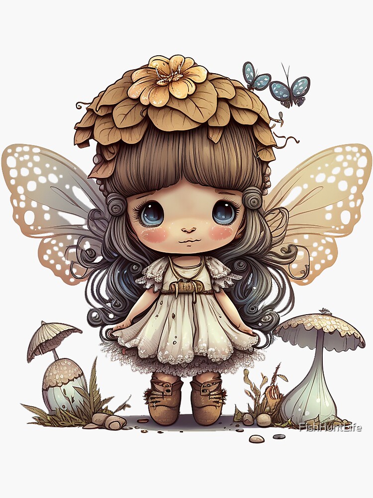 Sticker Cute fairy