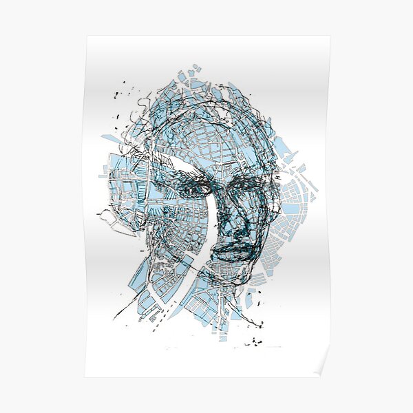 Basel Citymap Artwork | BLUEFACE Poster