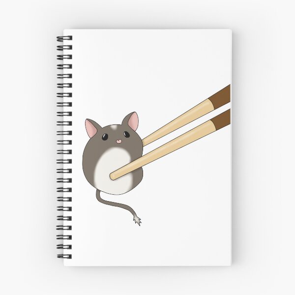 Item preview, Cute brown gerbil mochi with chopsticks  designed and sold by Becky-Marie.