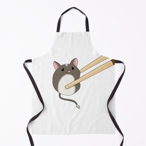 Item preview, Cute brown gerbil mochi with chopsticks designed and sold by Becky-Marie.
