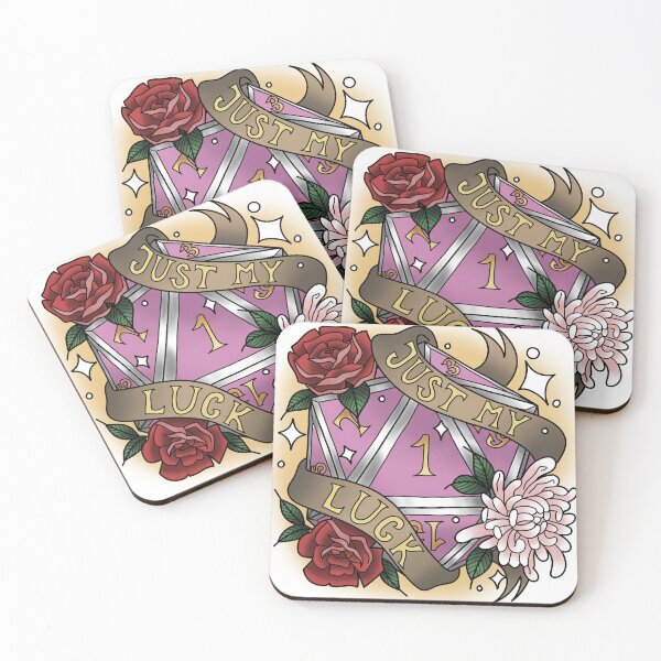 Item preview, Just My Luck Nat 1 Pink designed and sold by Xyluxus.