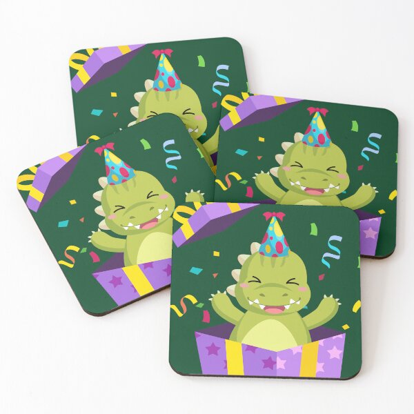 Item preview, Cute Kids Birthday Party Green Dinosaur designed and sold by sweetbelle.