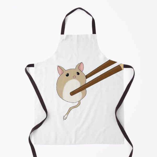 Item preview, Cute golden gerbil mochi with chopsticks designed and sold by Becky-Marie.