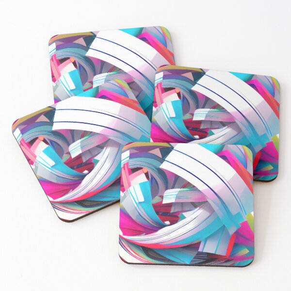 Item preview, Abstract colorful shaped 3D  designed and sold by Anssx.