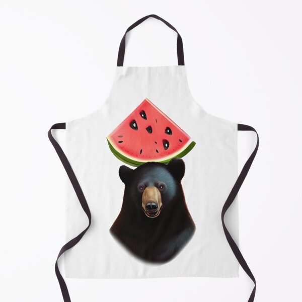 Item preview, Black Bear With Watermelon designed and sold by ArtisticUploads.