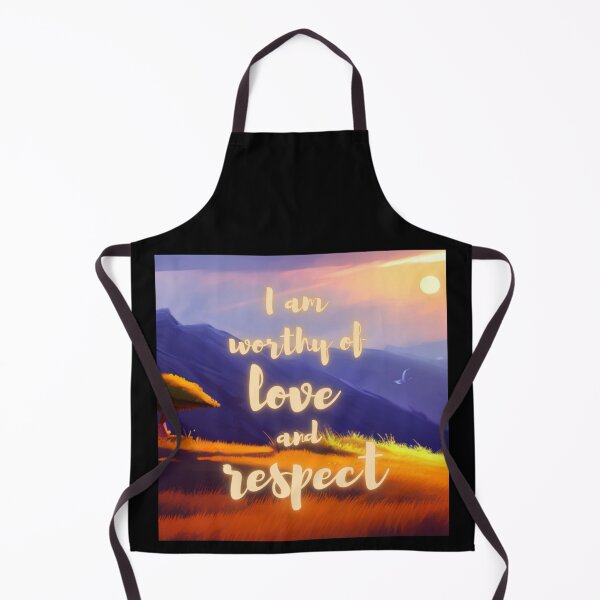 Item preview, Positive affirmation: I am worthy of love and respect. designed and sold by PhotoDesignNZ.