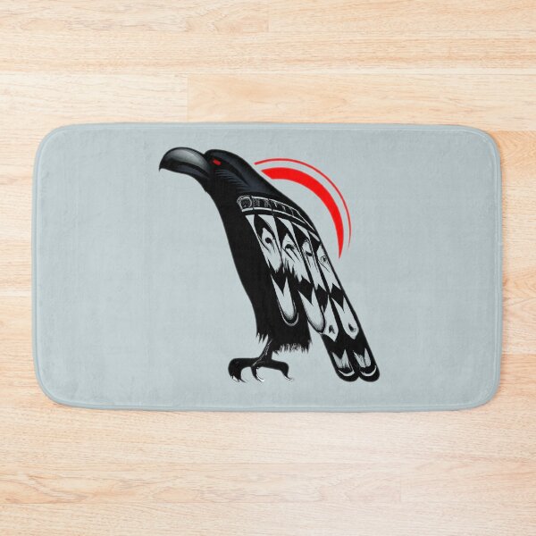 Item preview, Arte del noroeste del Pacífico del cuervo negro designed and sold by GrizzlyMountain.