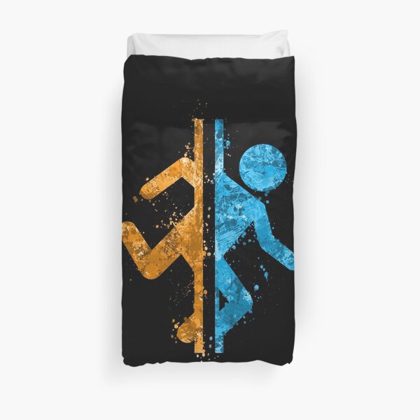 Portal Splatter Duvet Cover