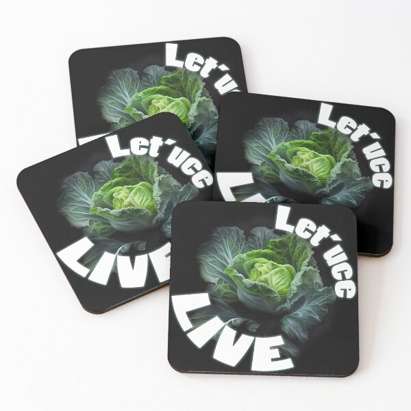 Item preview, Let Us Live Lettuce Greens  designed and sold by PipikaArt.