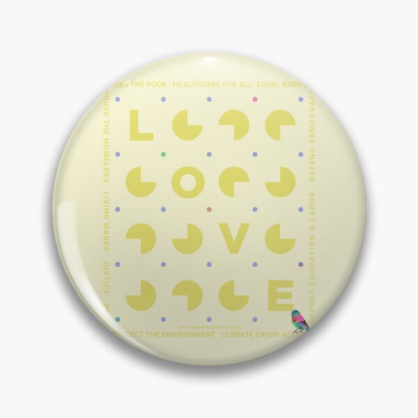 Item preview, PMD00413 Progressive Movement Designs LOVE for any day or Valentines for Progressives Bernie Sanders supporters or Democrats designed and sold by ProgressiveLeft.