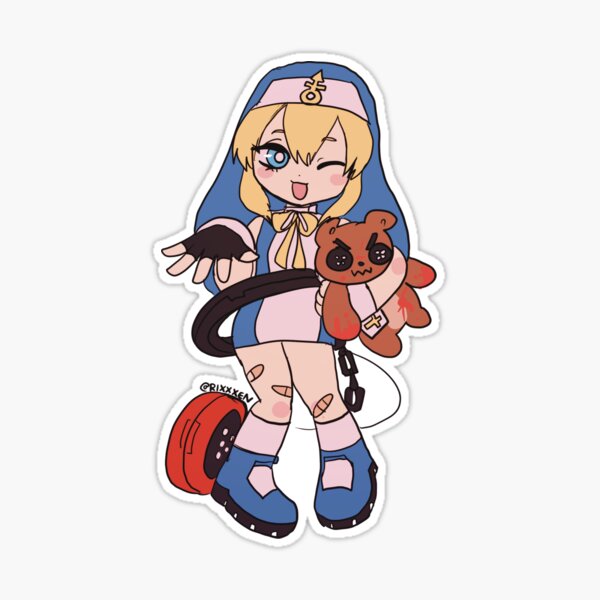 Guilty Gear Strive Bridget  Sticker for Sale by imakeitforu