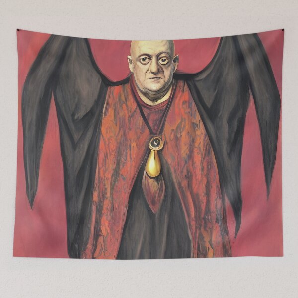 Item preview, Aleister Crowley The Great Beast of Thelema painted in a Surrealist and Impressionist style designed and sold by Ataraxia  Apparel.