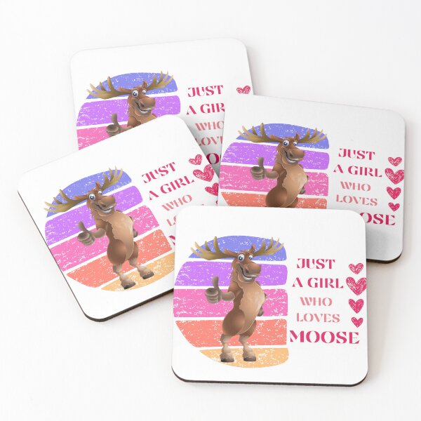 Item preview,  Just a girl who loves Moose -love girl designed and sold by HappyFo.