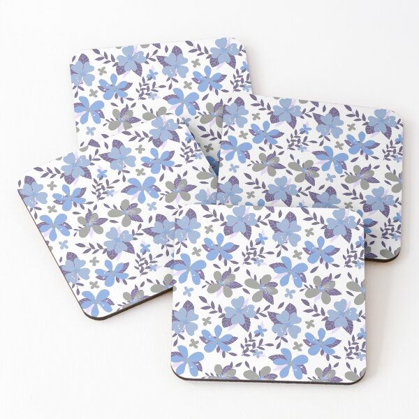 Item preview, Blue Romantic Flowers designed and sold by Ale's Art.