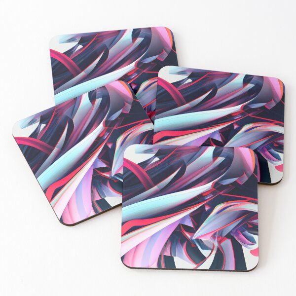 Item preview, Abstract colorful shaped 3D  designed and sold by Anssx.