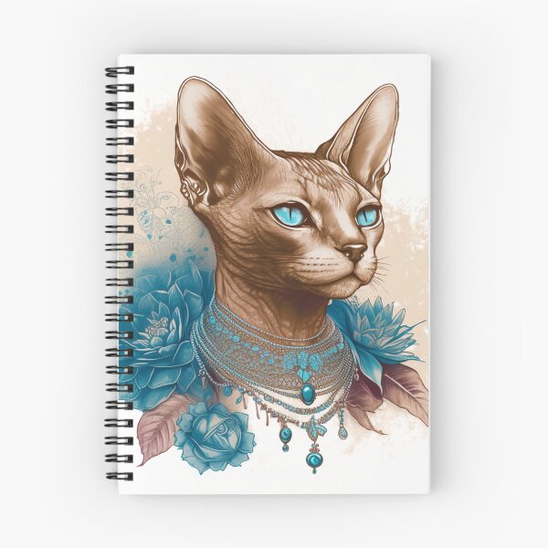 Item preview, Abyssinian Cat Tattoo Portrait designed and sold by Nocturne  Paws.