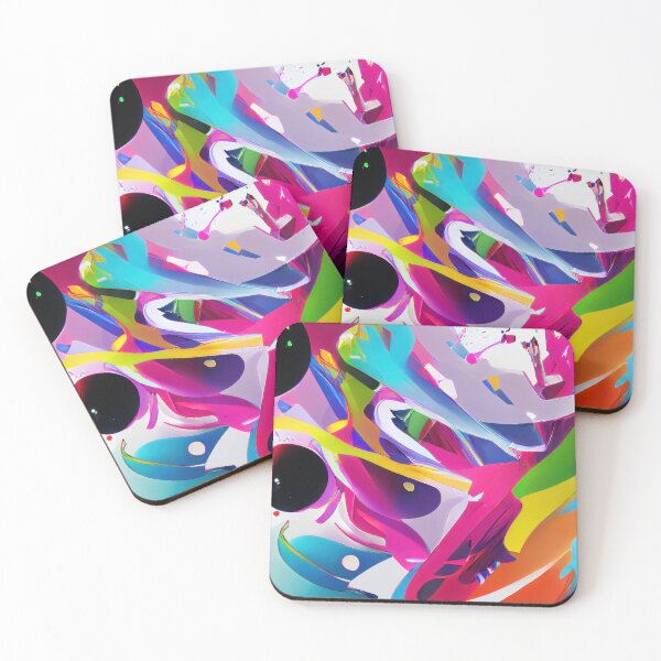Item preview, Abstract colorful shaped 3D  designed and sold by Anssx.