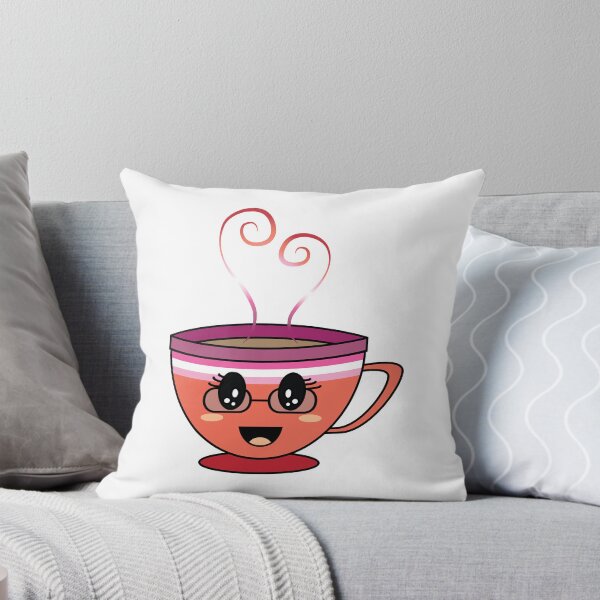 Item preview, Equalitea Lesbian Flag Pride w/ lashes and glasses designed and sold by qteapiecastle.