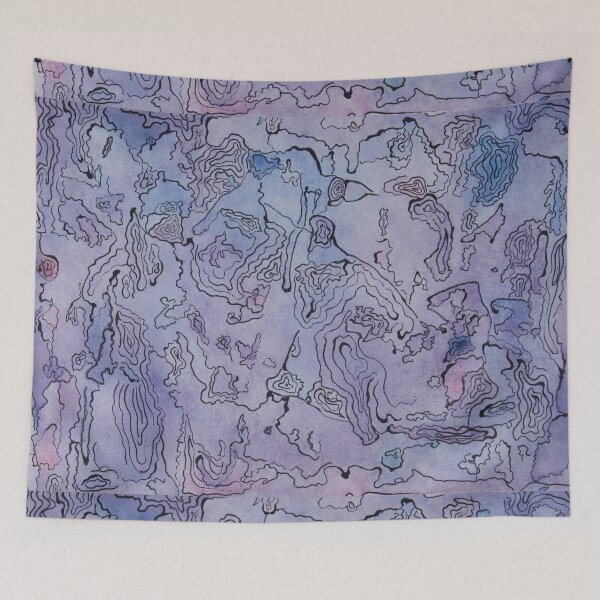 Item preview, purple abstract thing designed and sold by suddenlybirds.