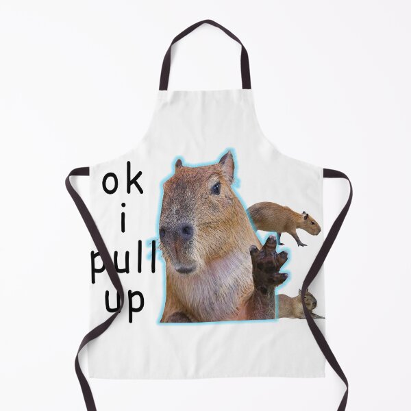 Item preview, ok i pull up capybara meme tee shirt designed and sold by KatyaDesigns.