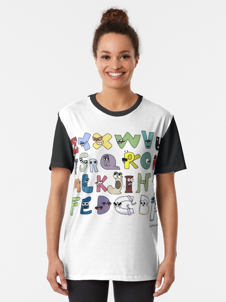 Funny Alphabet Lore Letter M' Women's V-Neck T-Shirt