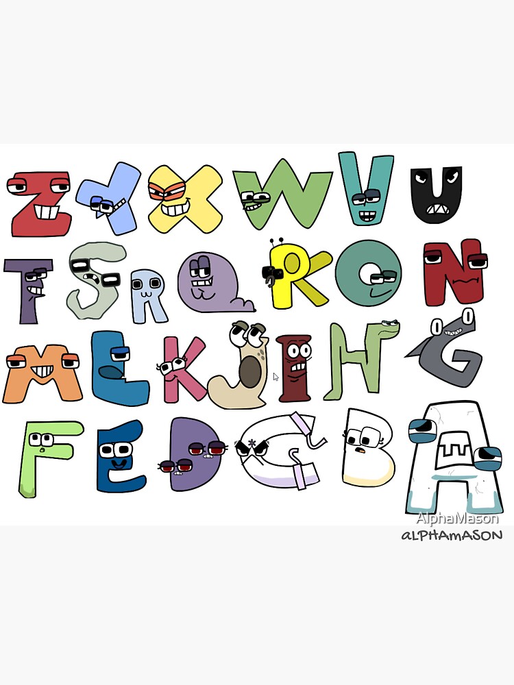 alphabet lore N Sticker for Sale by MohammedMJ