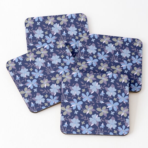 Item preview, Blue Romantic Flowers designed and sold by Ale's Art.