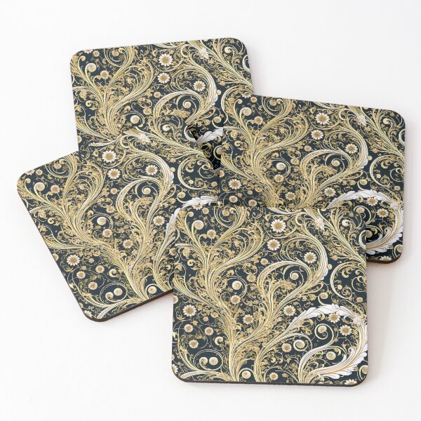 Item preview, Vintage Art Nouveau Alphonse Mucha Flower Texture designed and sold by entwithanaxe.