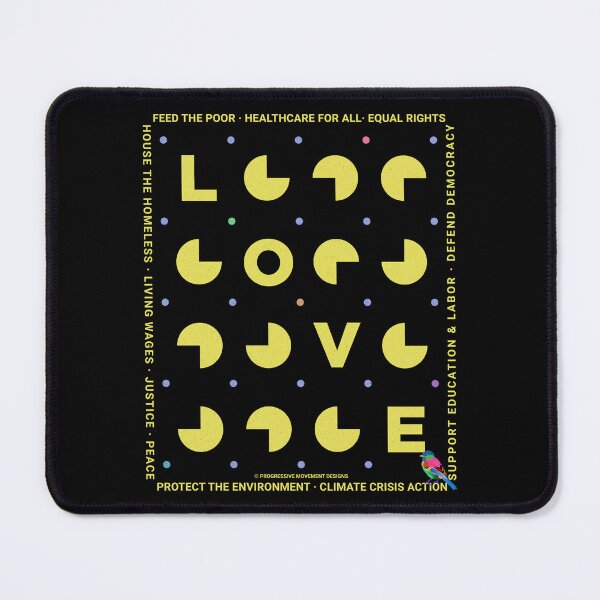 Item preview, PMD00415 Progressive Movement Designs LOVE message for any day of the year or Valentine's for Progressives Bernie Sanders supporters or democrats designed and sold by ProgressiveLeft.