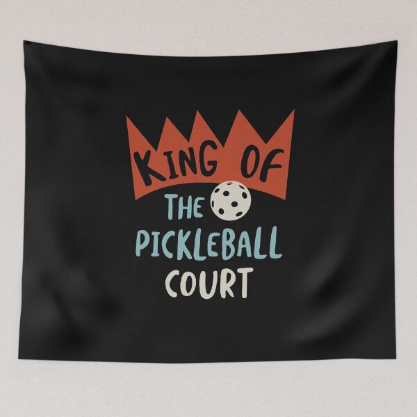 Item preview, Funny Mens Pickleball King of the Pickleball Court designed and sold by whyitsme.