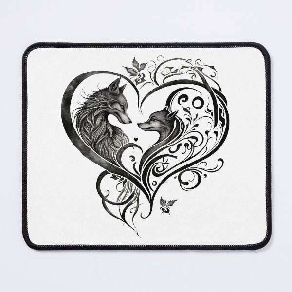 Item preview, Fox and Wolf Heart Swirl designed and sold by A-Artistries.